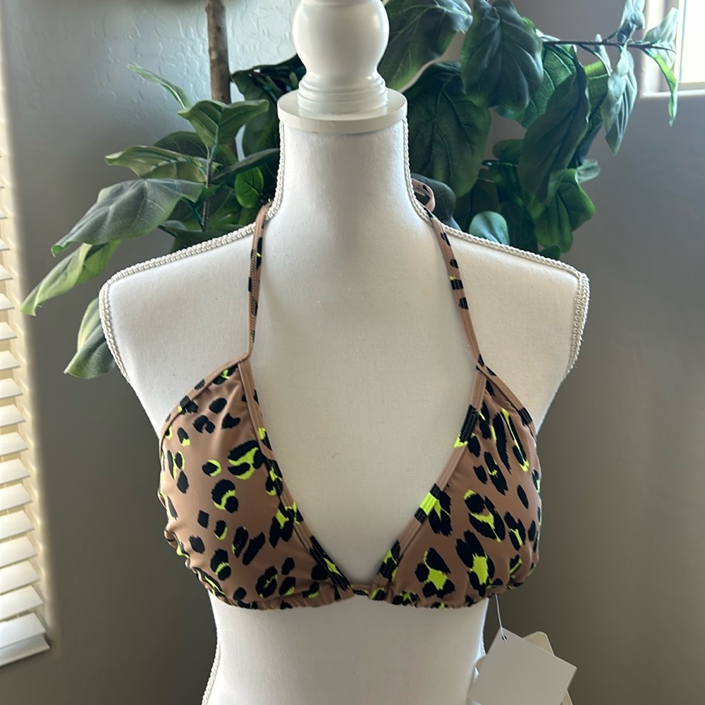 Cheetah Bikini Top